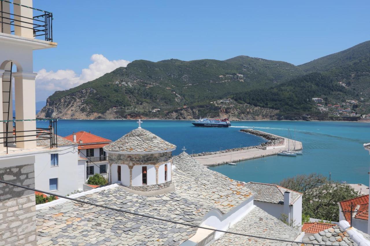 Skopelos House In Castle Panormos  المظهر الخارجي الصورة